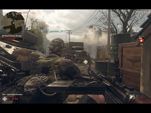 Геймплей Call of Duty: World War 2 - Open Beta
