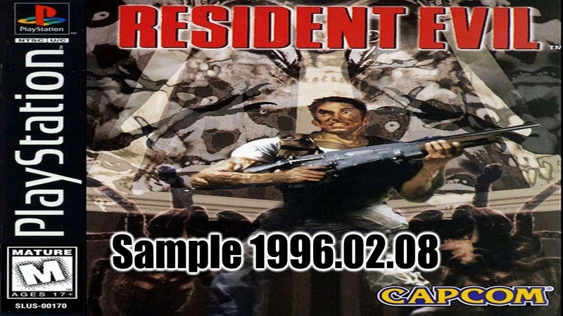 |2021.08.23 - 2021.09.04| [PS1/USA] Resident Evil 1 (Sample 1996.02.08)