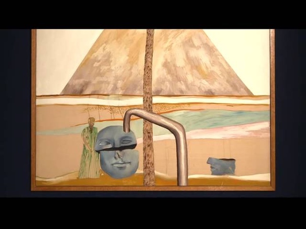 Gallery Talk: David Hockney's Great Pyramid at Giza with Broken Head from Thebes