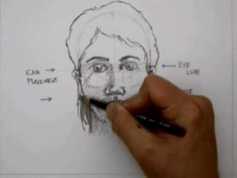 Как рисовать лицо
