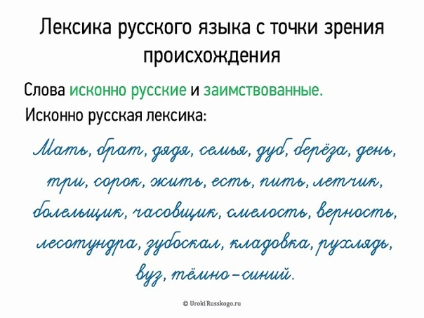 Уроки русского. 5 класс