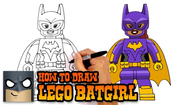 Как нарисовать персонажей из Лего Бэтмена