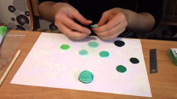 Камни из полимерной глины