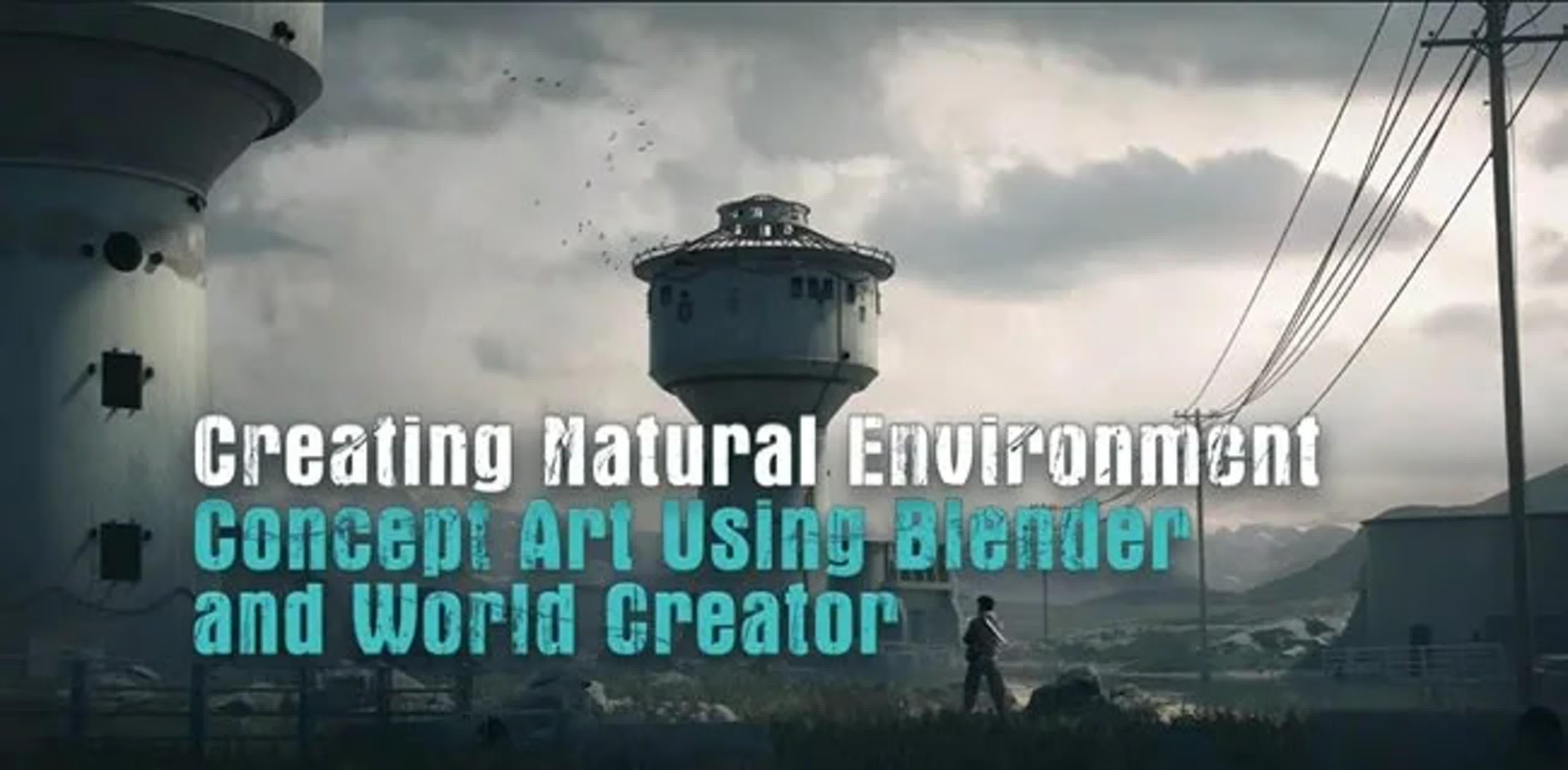 Creating Natural Environment Concept Art Using Blender and World Creator