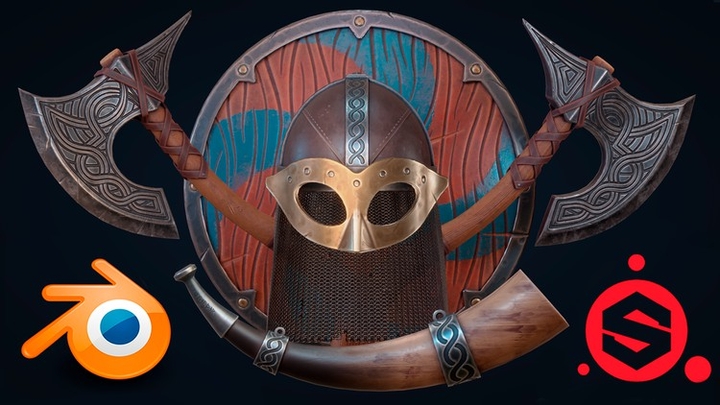Udemy - Blender & Substance - Modeling and Texturing Videogame Props by Jose Moreno