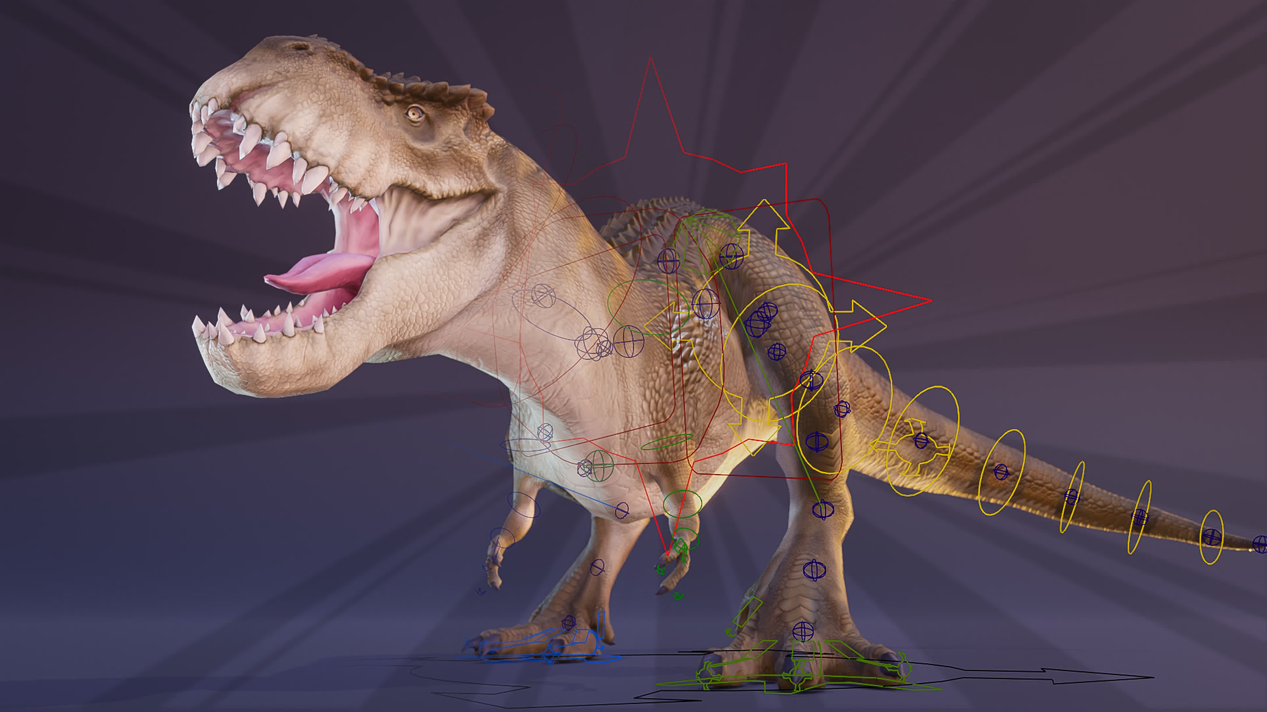 Create a Tyrannosaurus Rex Dinosaur in Blender 3.0 +