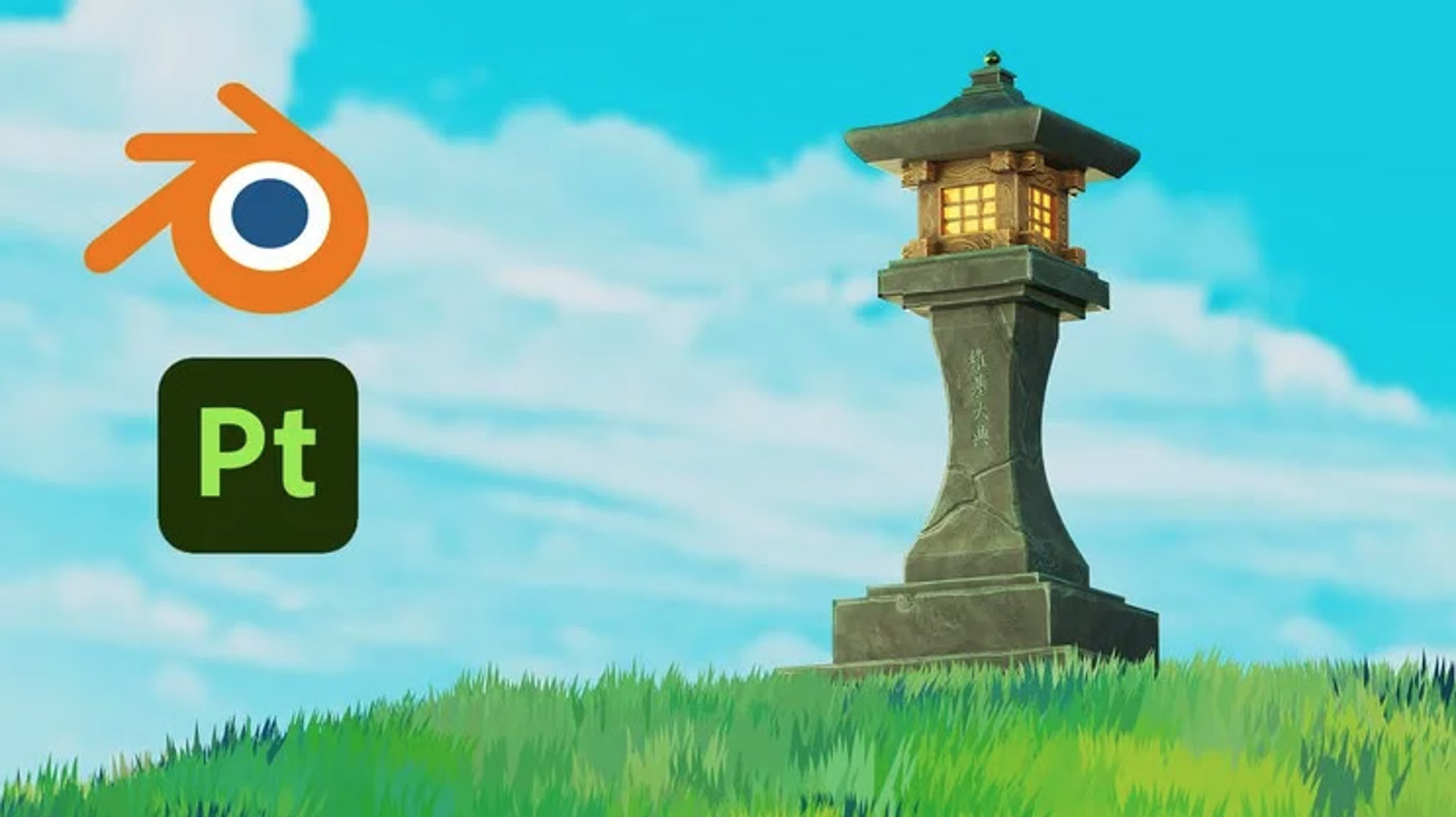 Udemy - Learn Ghibli Style 3D Modeling and Texturing with Blender