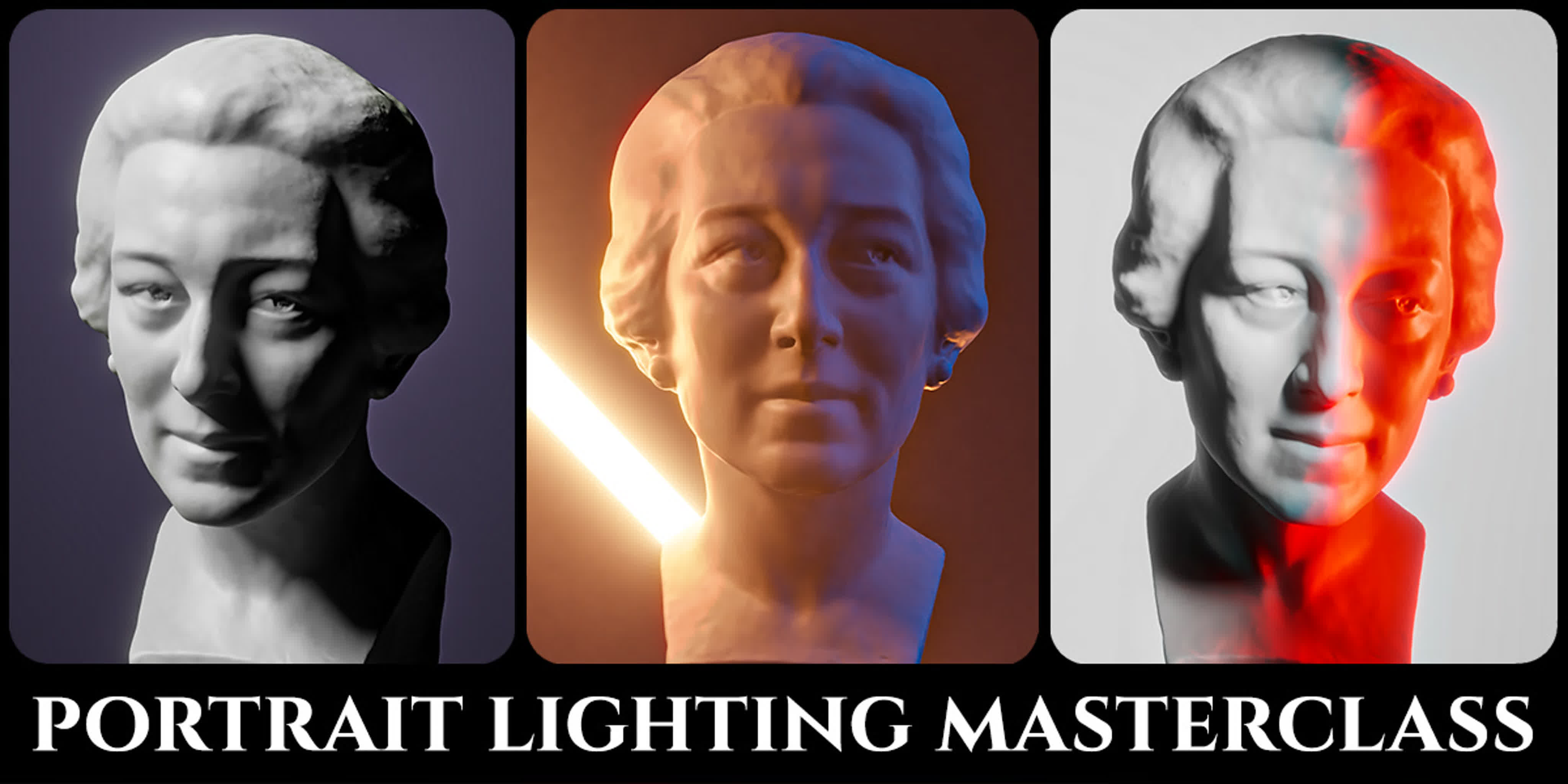 Blender 3D Portrait Lighting Masterclass