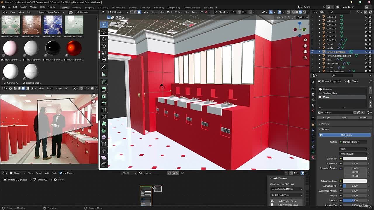 Udemy - Blender & Substance Painter Create A Realistic Bathroom A-Z