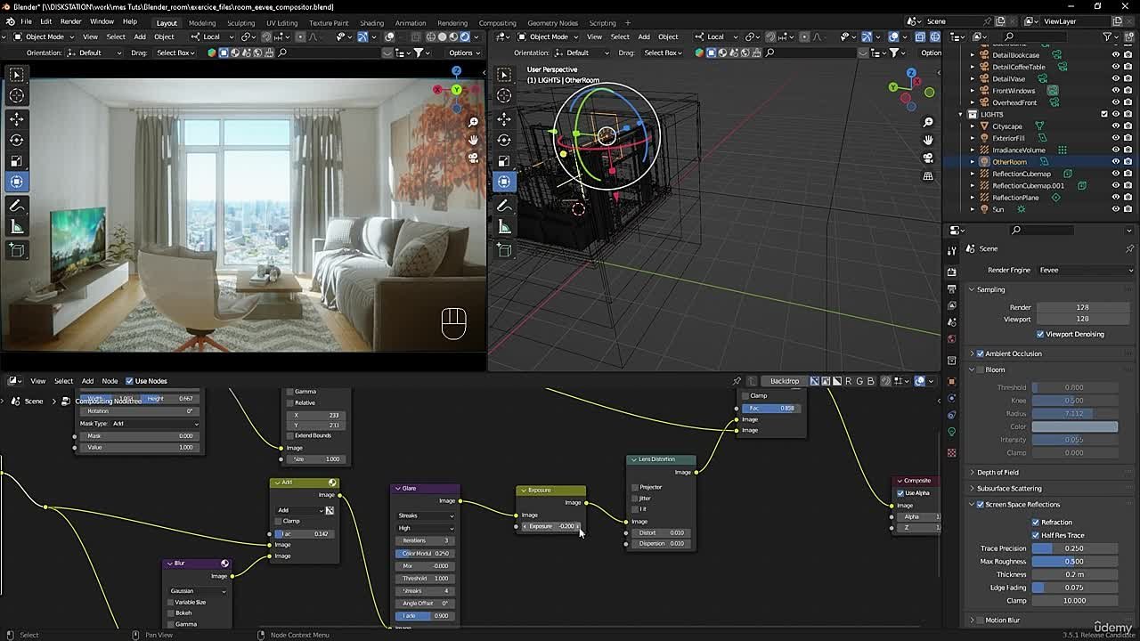 Udemy - Realtime Architecture with Blender (2023)