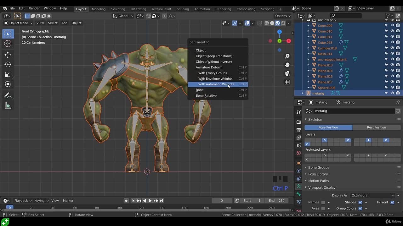 Udemy - Blender Character Creator v2.0 for Video Games Design (2020)