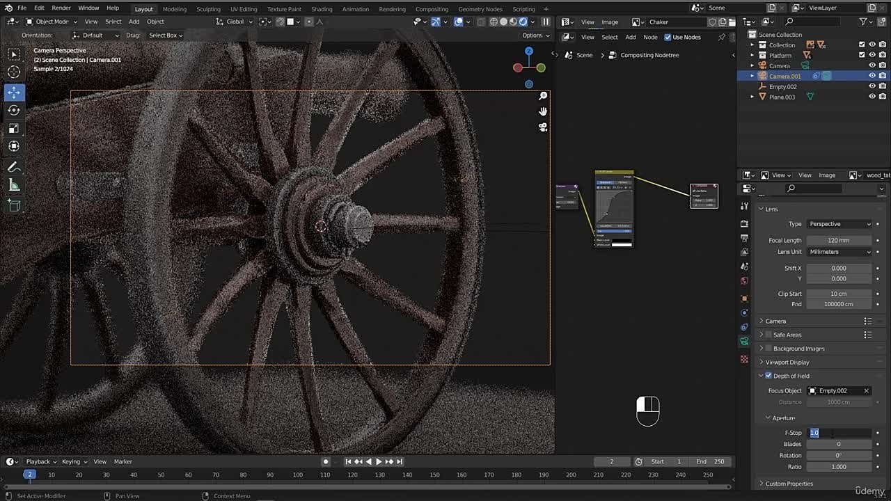Udemy - BLENDER - Learn how to create old realistic cannon by Mrawan Hussain (2022)