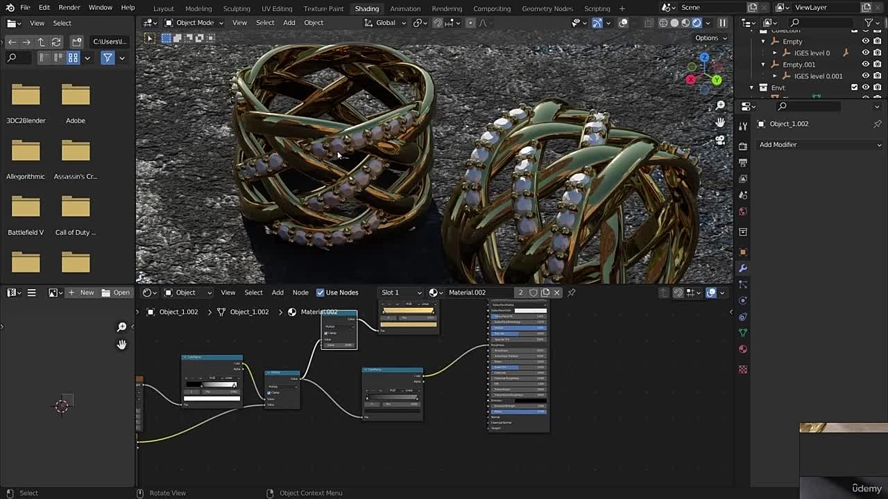 Udemy - Rendering For Jewelers With Blender by Imran Nuruhussen (2022)