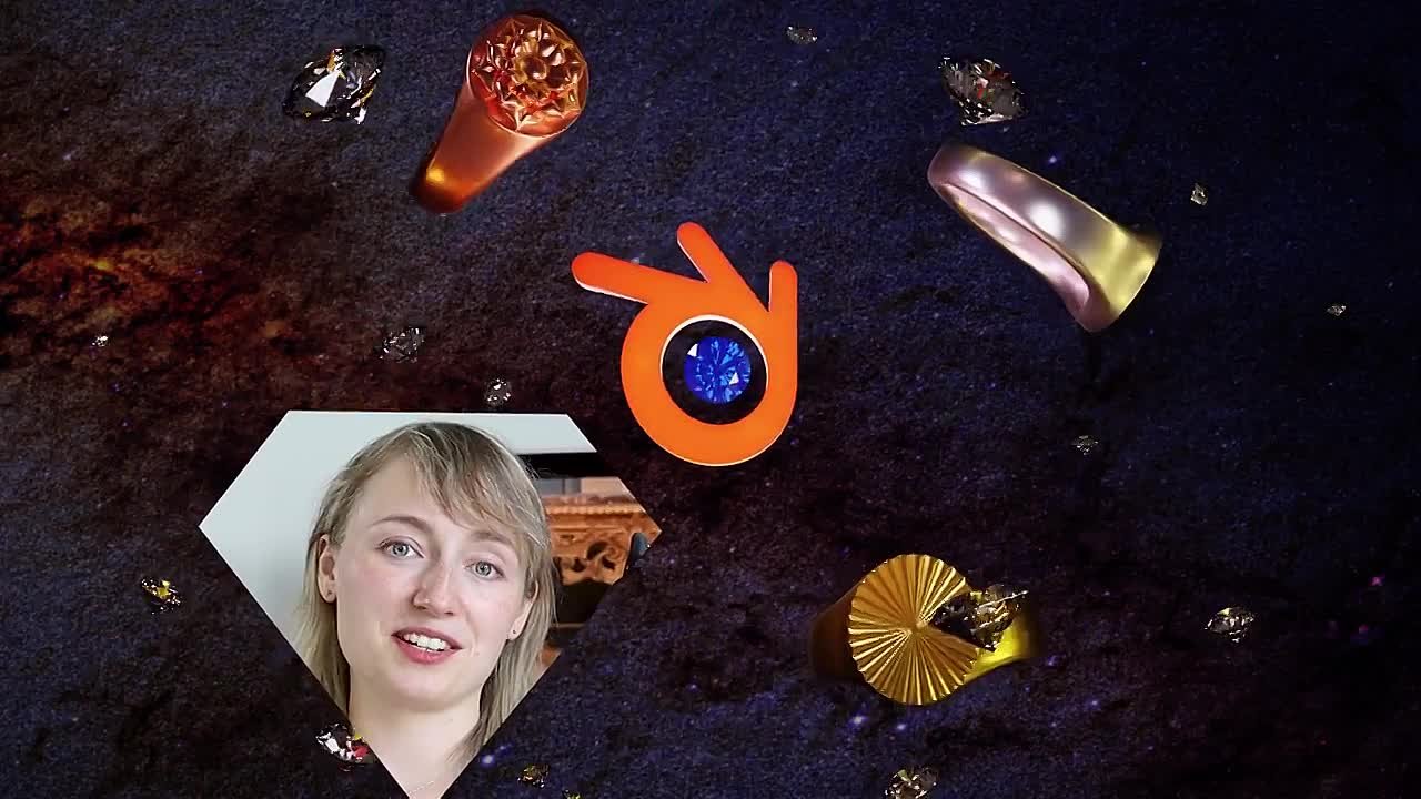 Skillshare - Learn Blender 2.90 - Creative and 3D Printable Jewelry Design by Gesa Pickbrenner (2021)
