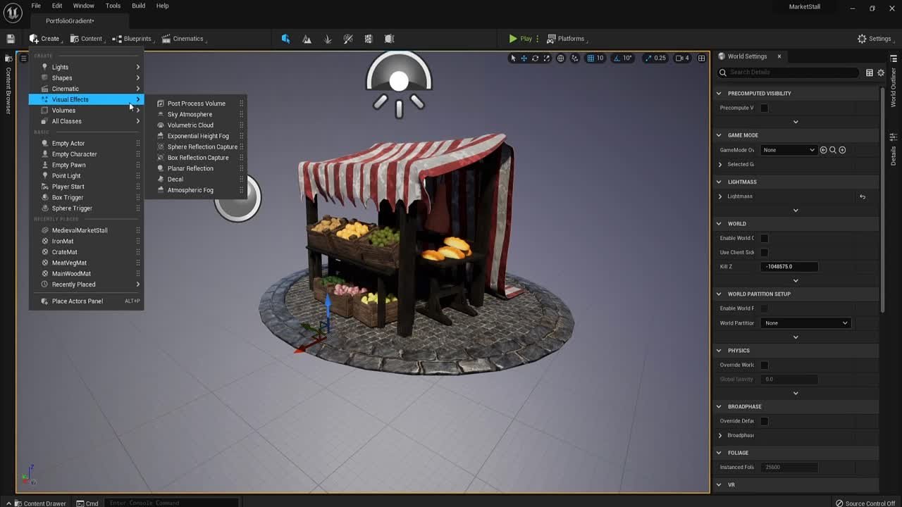 Skillshare - Blender to Unreal Engine 5 - 3D Props - Medieval Market Stall by 3D Tudor Neil Bettison (2021)
