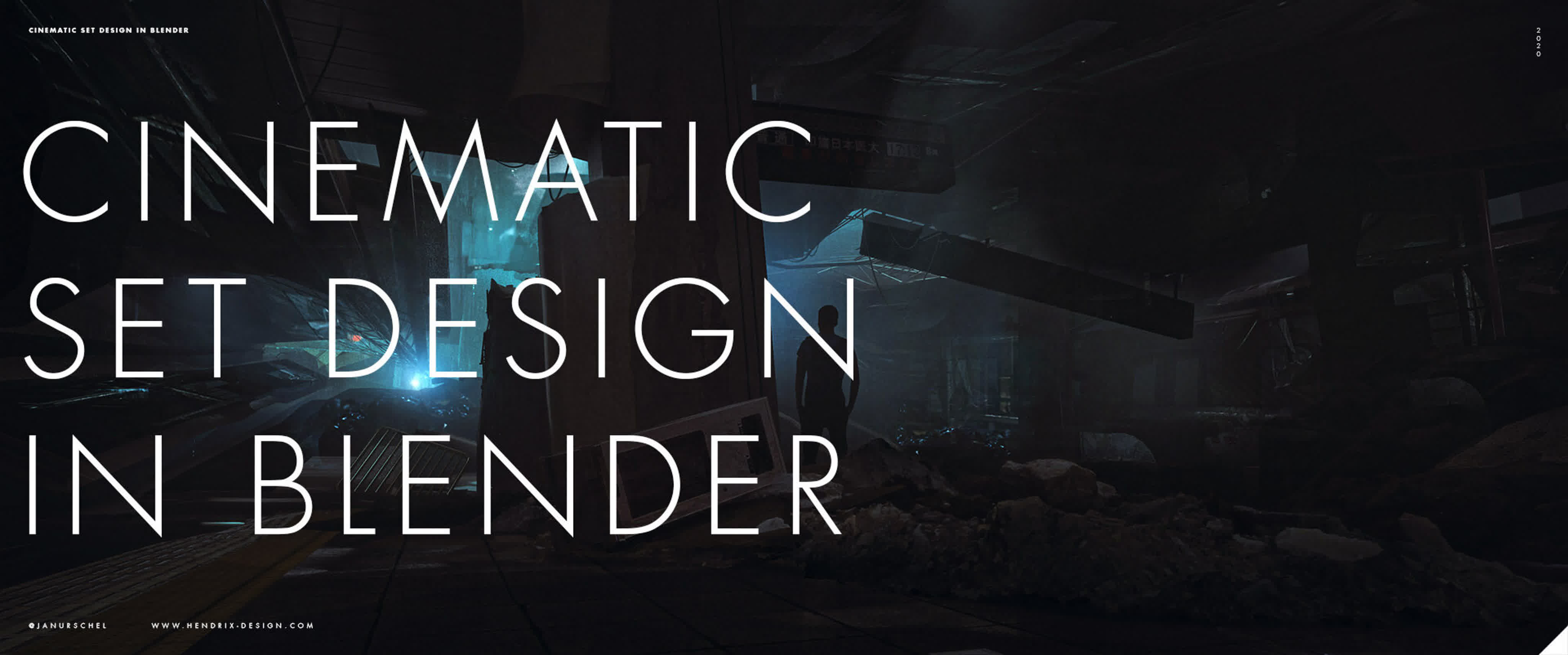 Gumroad - Jan Urschel - Cinematic Set Design in Blender 2.82 (2020)