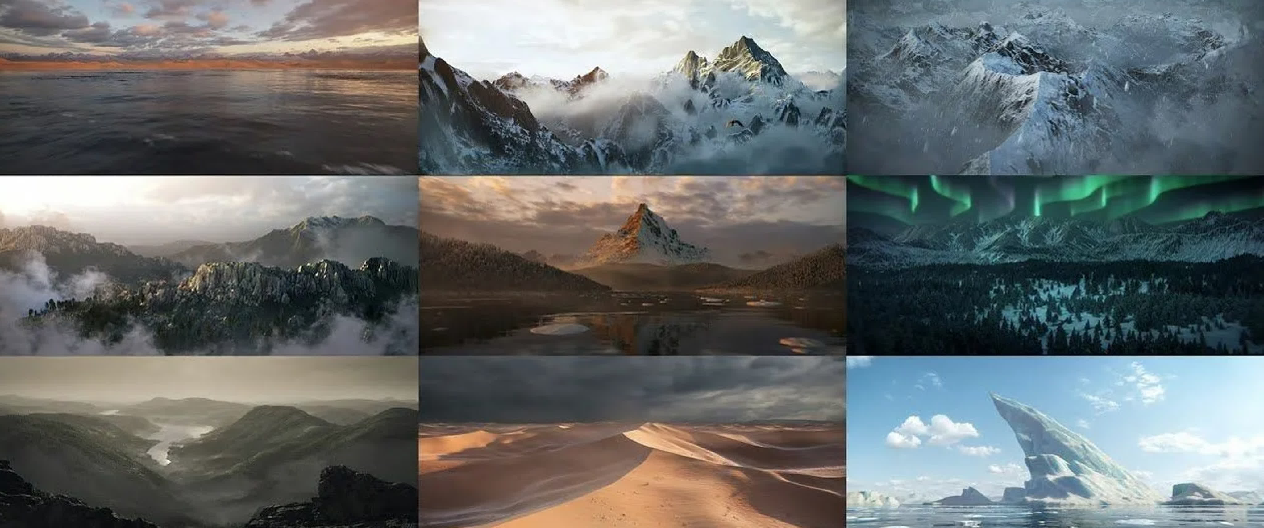 Skillshare - Create Realistic Looking 3D Environments in Blender (Desert, Ocean, Mountains) by Yassine Larayedh (2022)