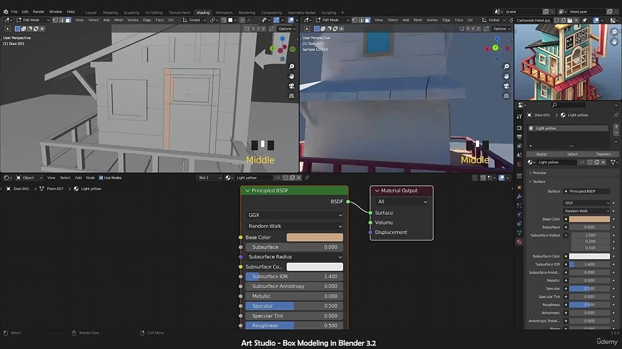 Udemy - Complete Blender Course for Beginners - Modeling a Hotel