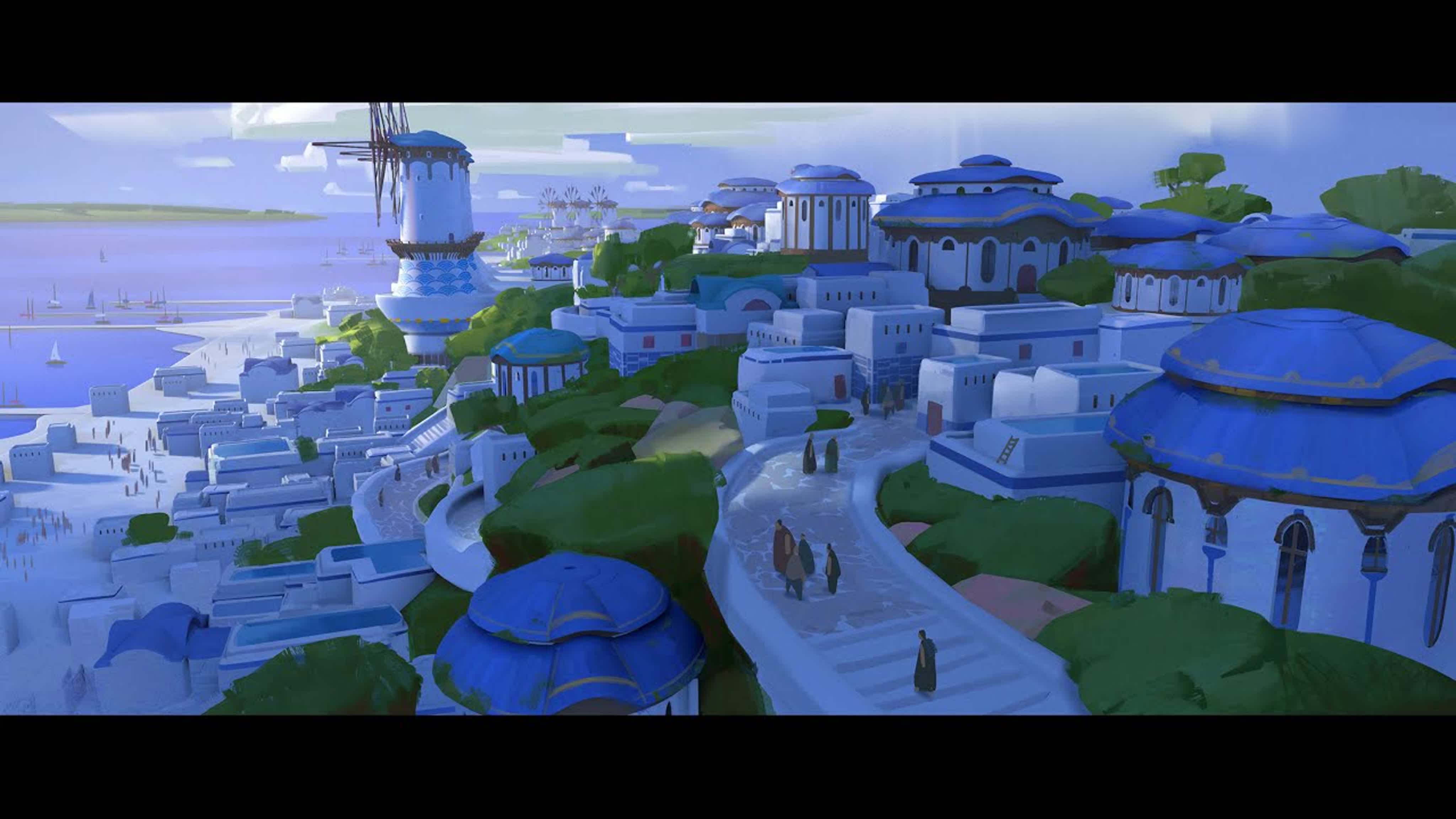 Gumroad - Jad Saber - Stylized Environment Design (Blender 2.83, Photoshop) (2020)