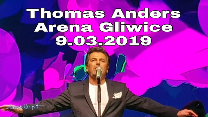 9.03.2019 Gliwice (Poland). The concert of Thomas Anders