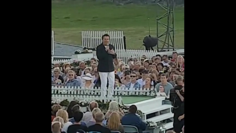 19.07.2017 Halden (Norway). Allsang På Grensen with Thomas AndersNorway. "Allsang på Grensen" with Thomas Anders