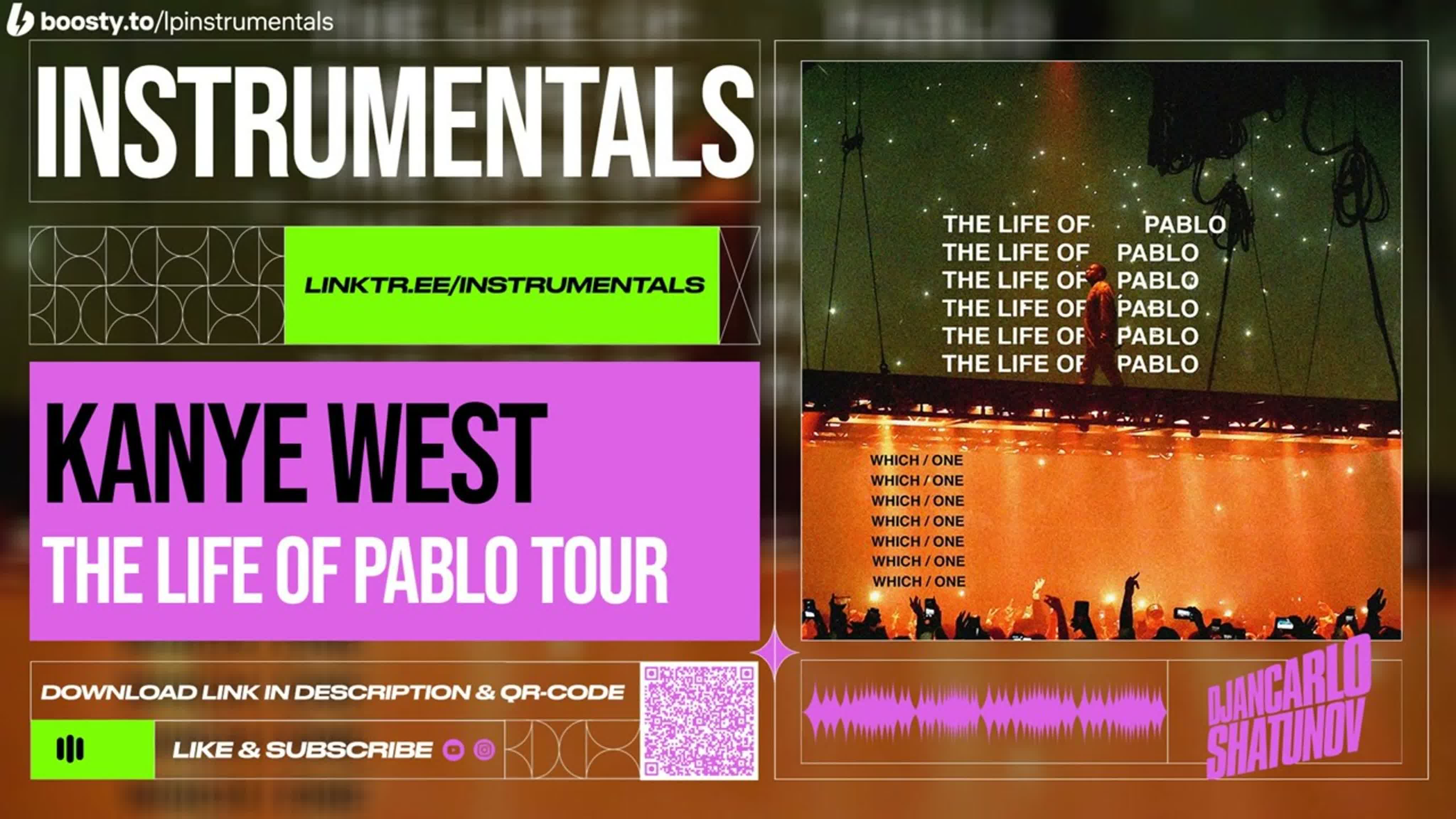 Kanye West - The Life of Pablo Tour Instrumentals