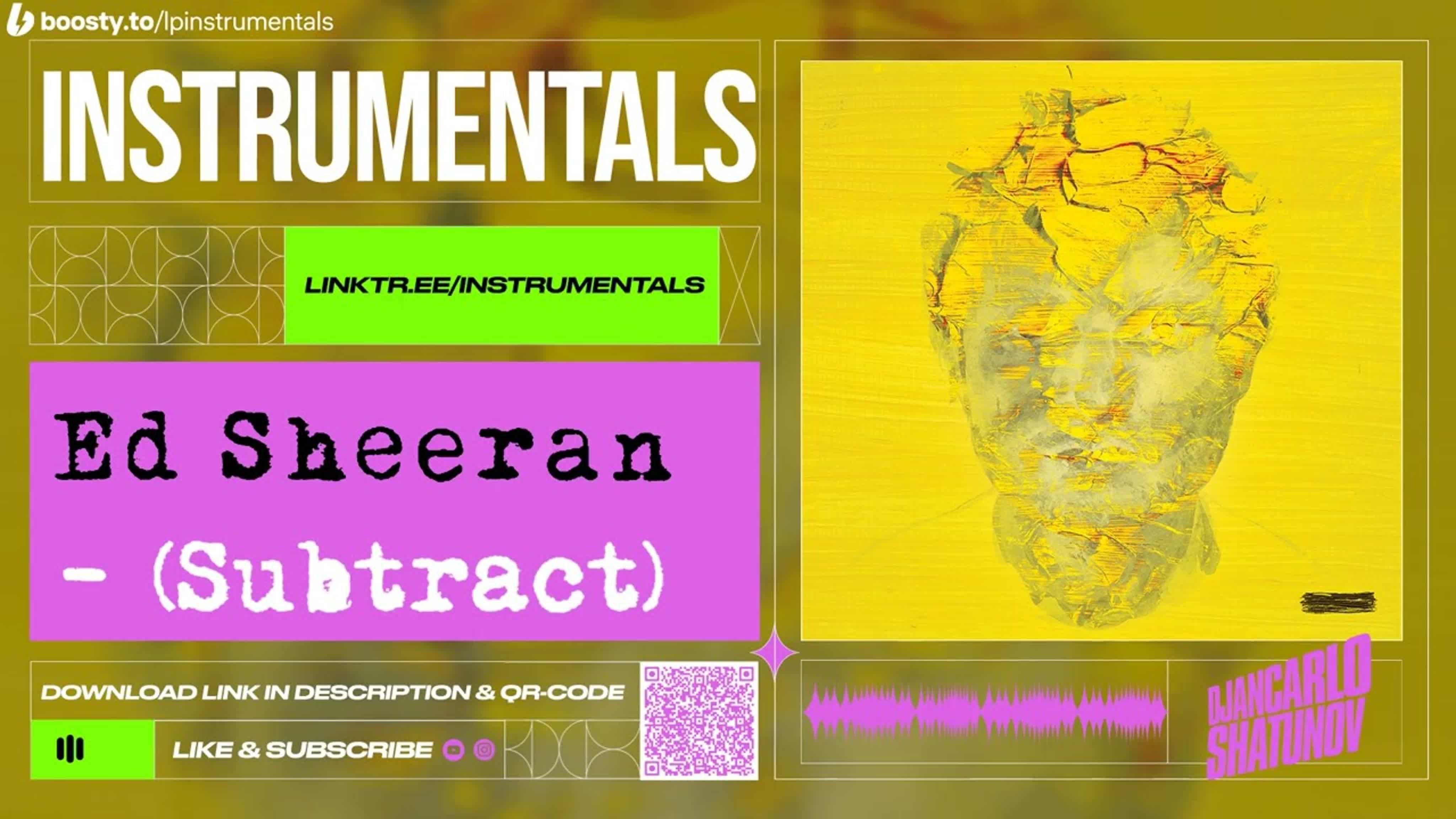 Ed Sheeran - Subtract (Instrumentals)