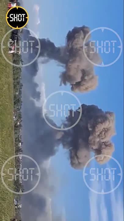 Взрыв на военном аэродроме в Крыму.