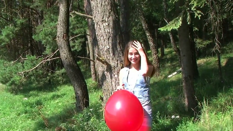 Globos en el parque