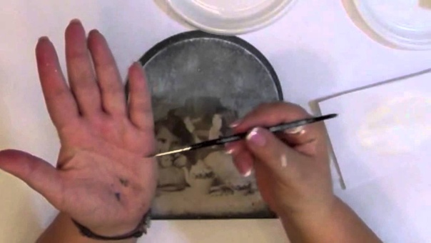 декупаж доски с эффектом вуали!!!