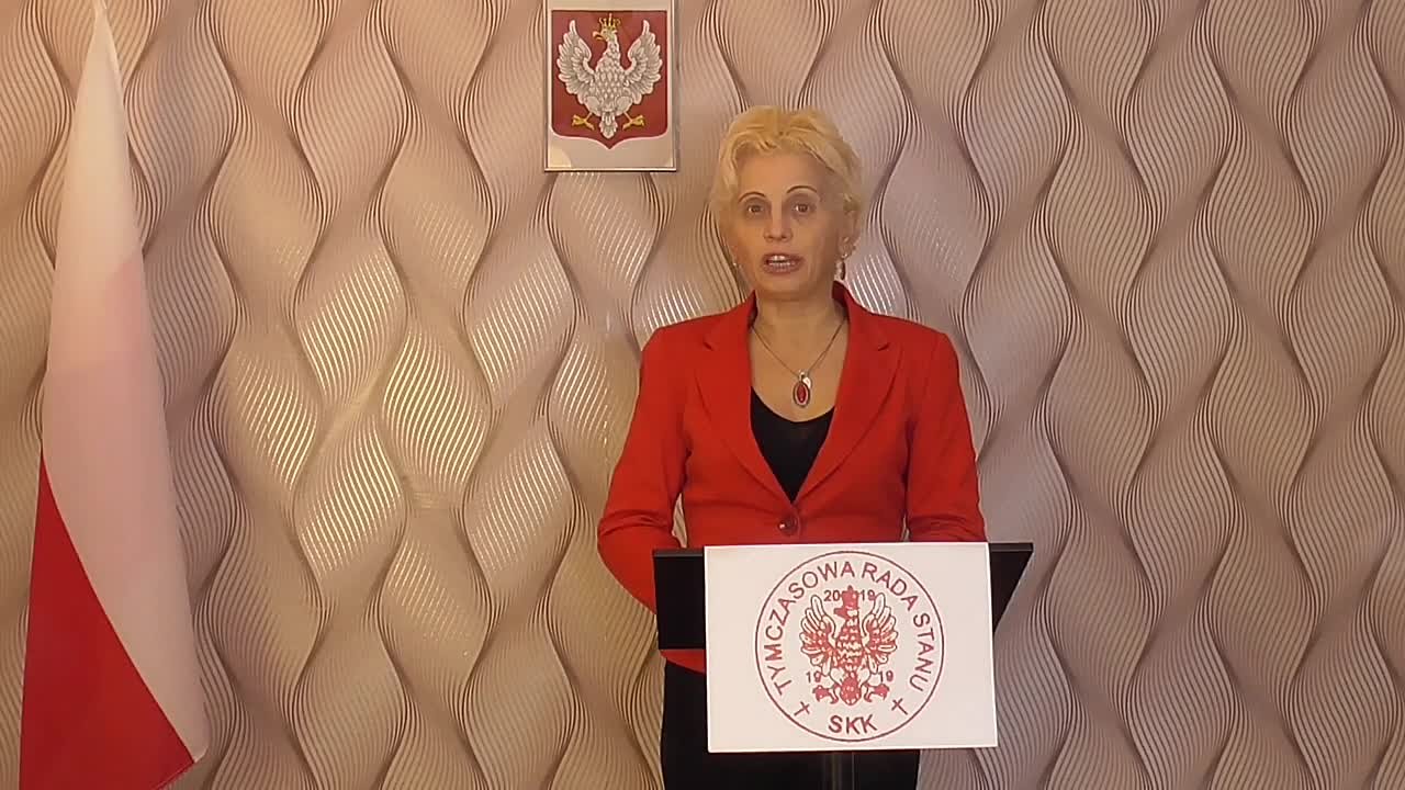 Teresa Garland - TRSNP SKK Tymczasowa Rada Stanu Narodu Polskiego - Społeczny Komitet Konstytucyjny - Prezydent Elektorski