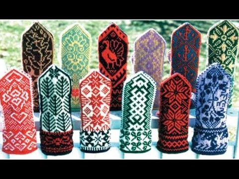 Жаккард варежек