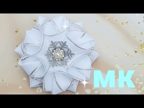 Заколки из лент