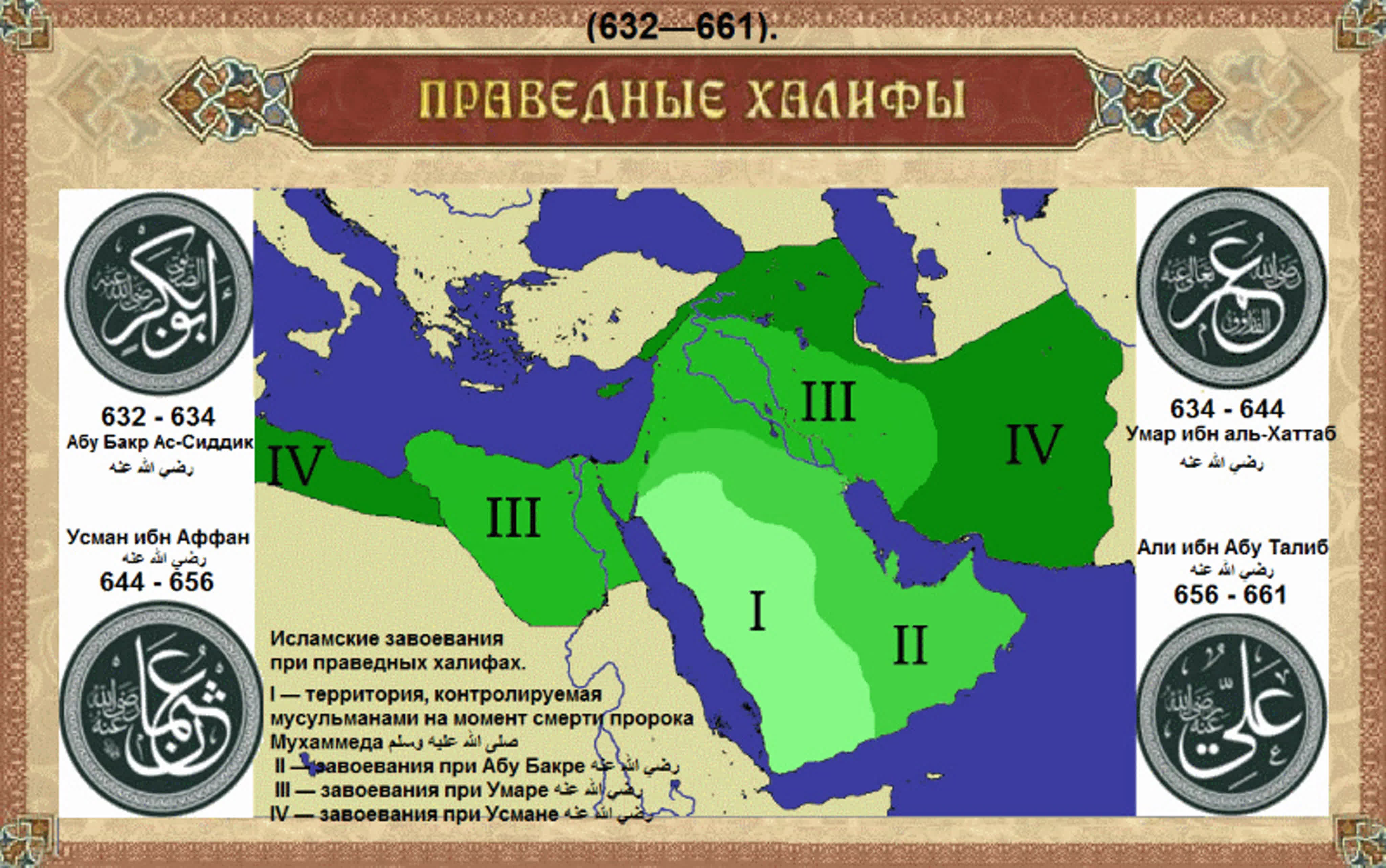 Праведные Халифы Пророка ﴾ﷺ﴿