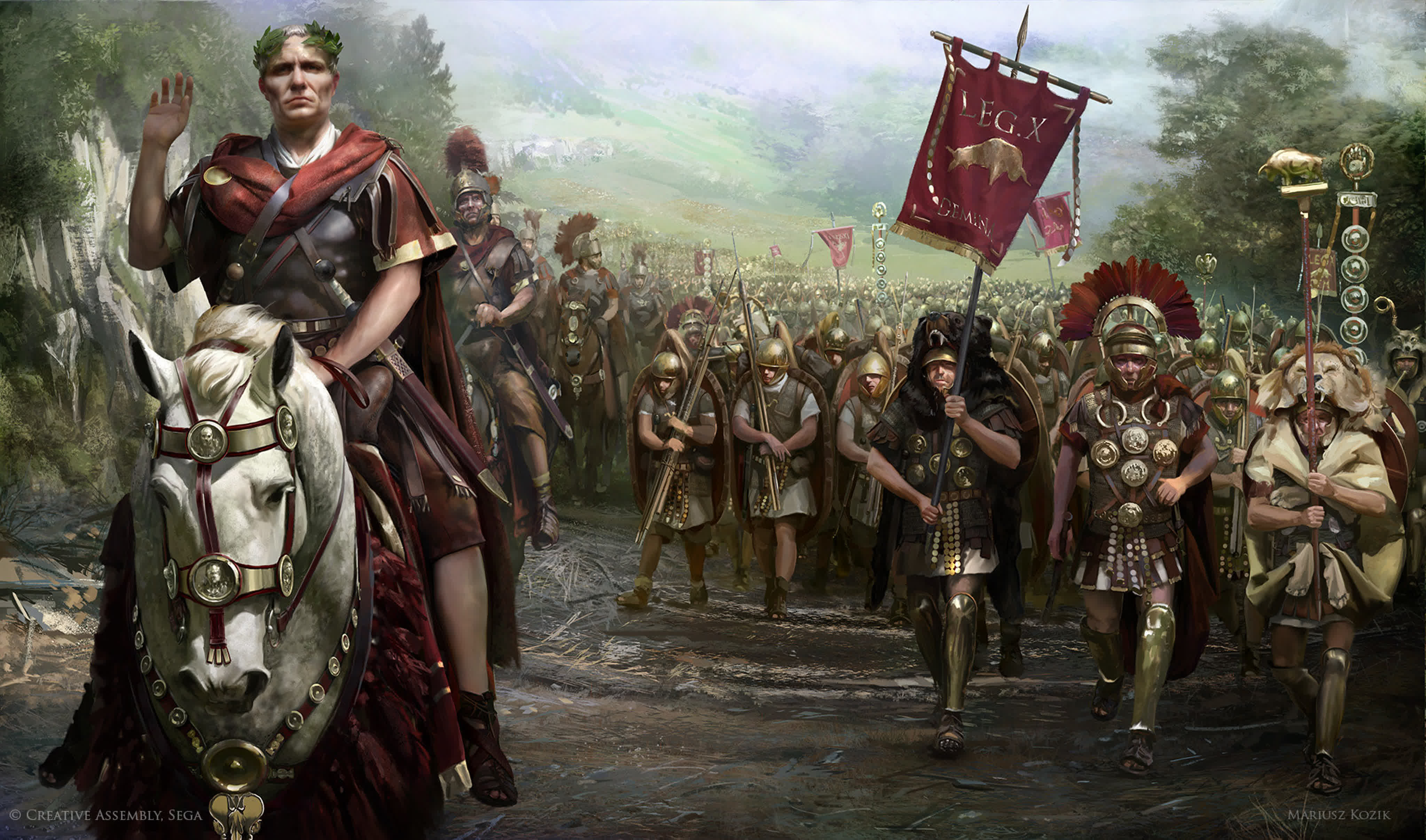 Кампания "Цезарь в Галлии". Total War: Rome II. С историчным модом Divide et Impera