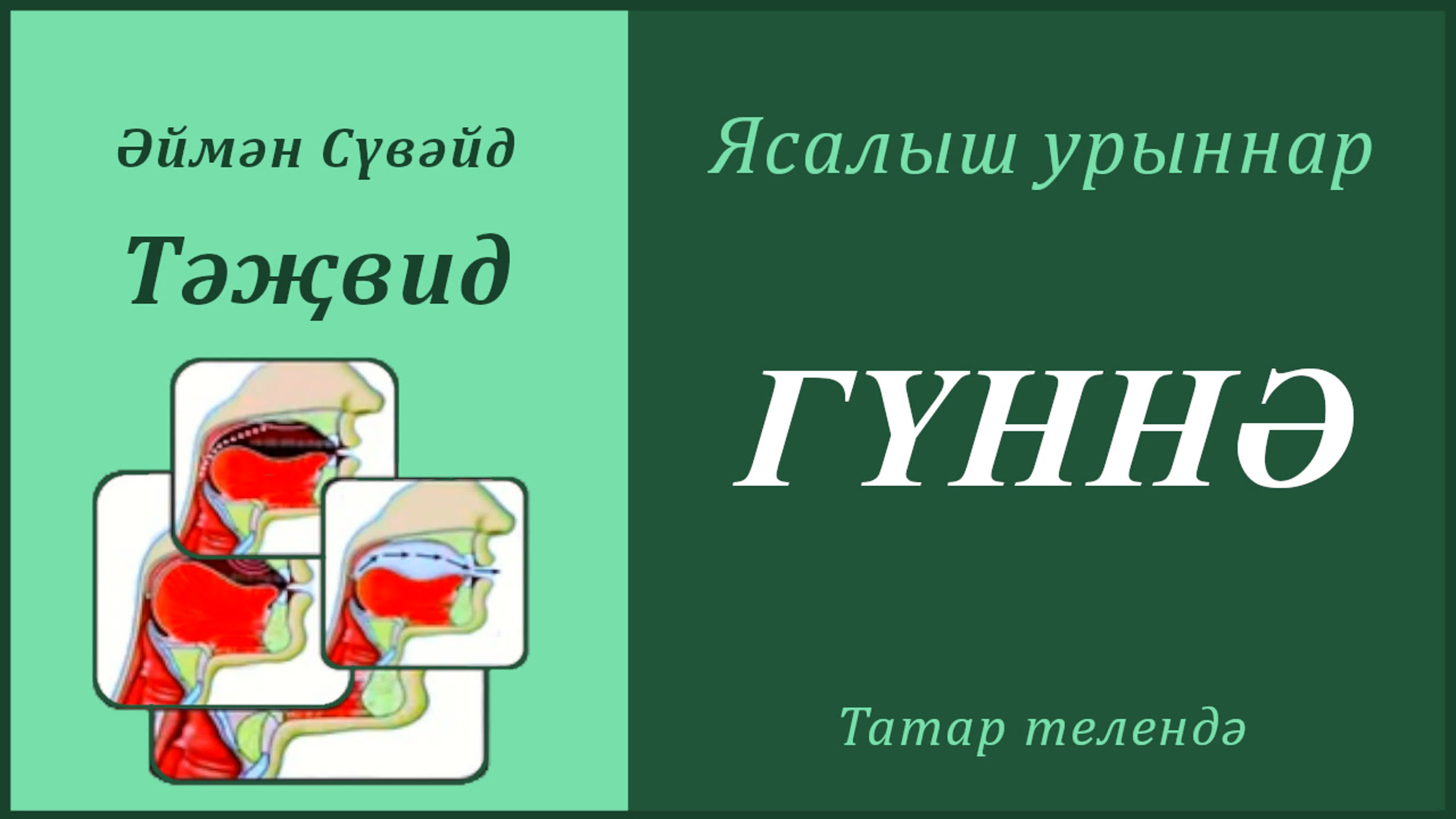 2. Хәрефләрнең ясалыш урыннары (махрадж)