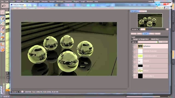 Введение в рендеринг в Cinema 4D