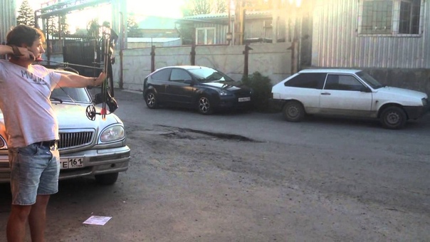 Видео участников со стрельбой из лука, арбалета, пневматики