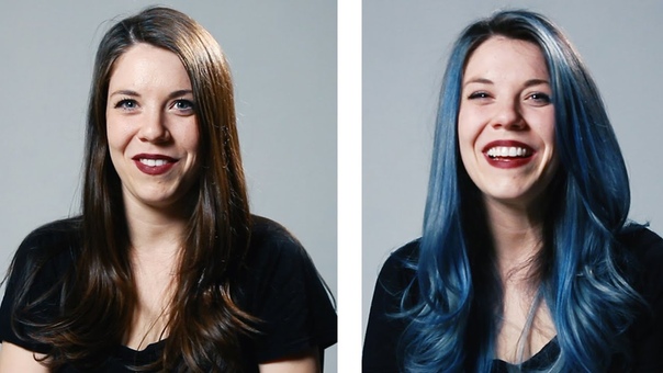 DENIM BLUE HAIR