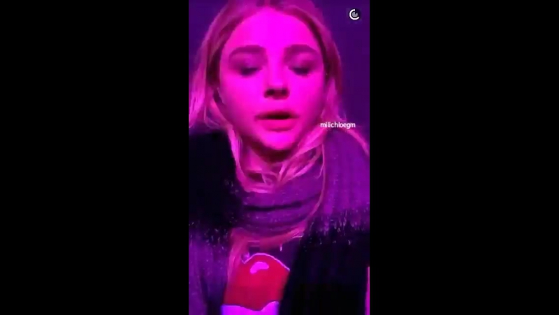 2016.02.20 Chloë Moretz in the Britney Spears concert