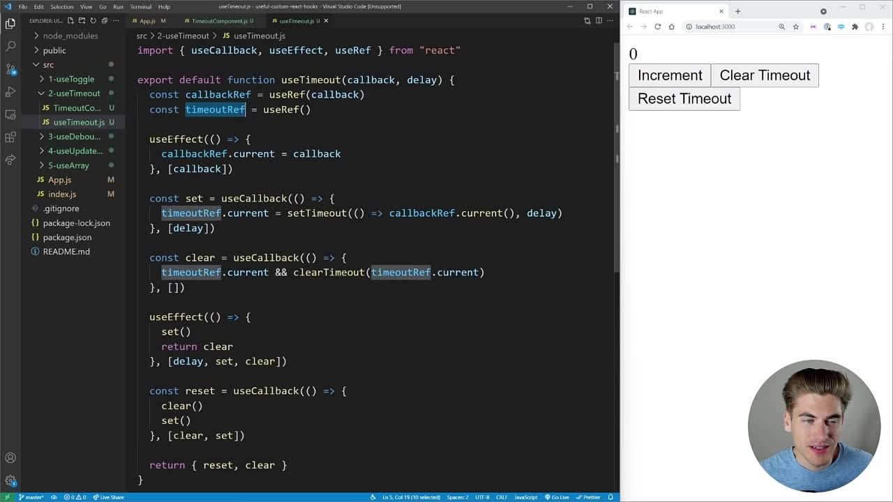 Useful Custom React Hooks [WebDevSimplified]