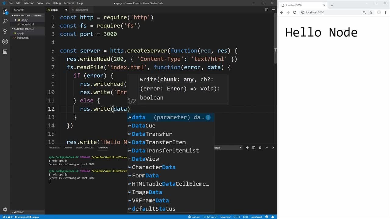 Introduction to Node.js [WebDevSimplified]