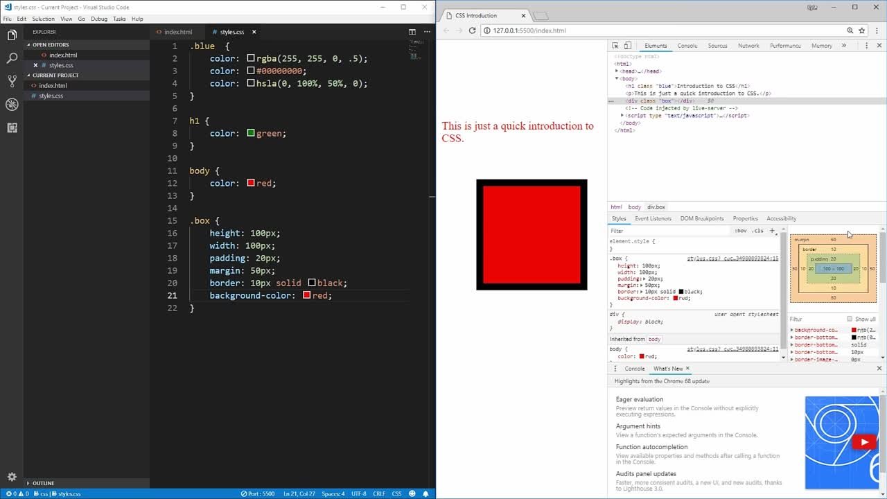 Introduction to CSS [WebDevSimplified]
