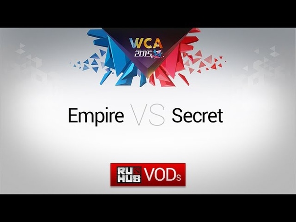 WCA 2015: Vods