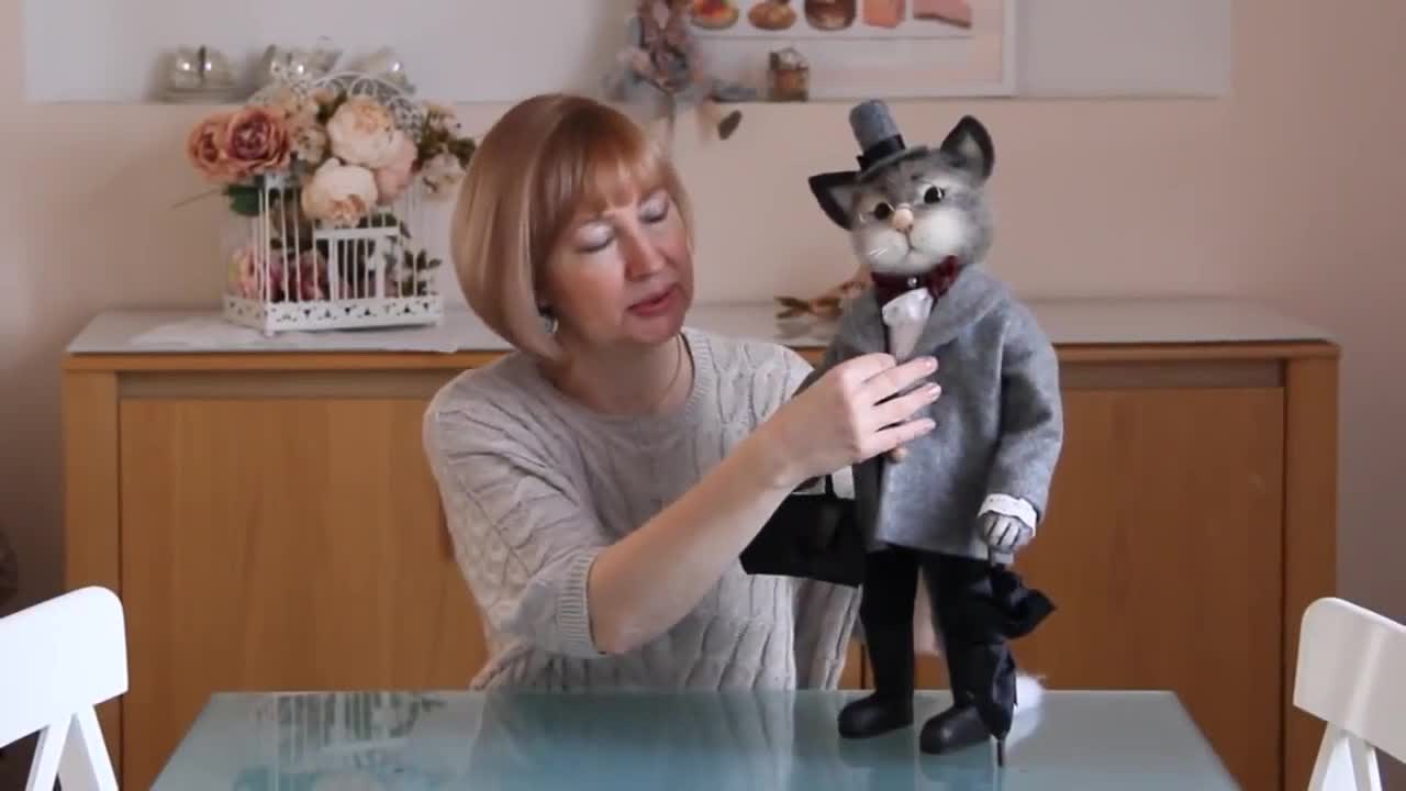 Мастер-Класс по созданию кота Шерлока