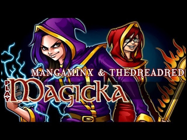 Minx and TheDreadRed plays: Magicka