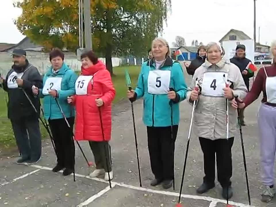 Соревнования по северной (скандинавской) ходьбе. ХОТИМСК 30.09.