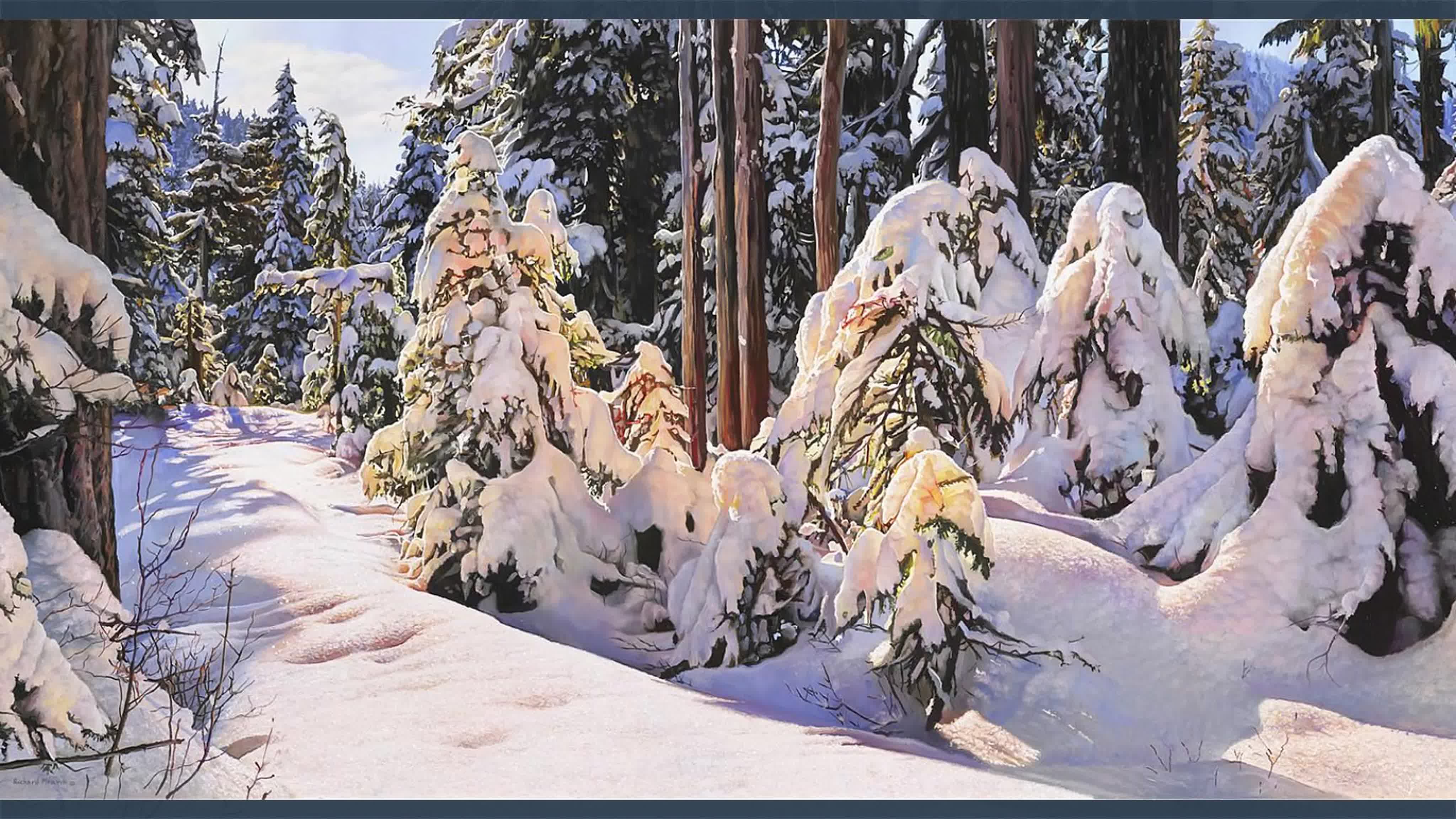 Зима живописная (зарубежные)