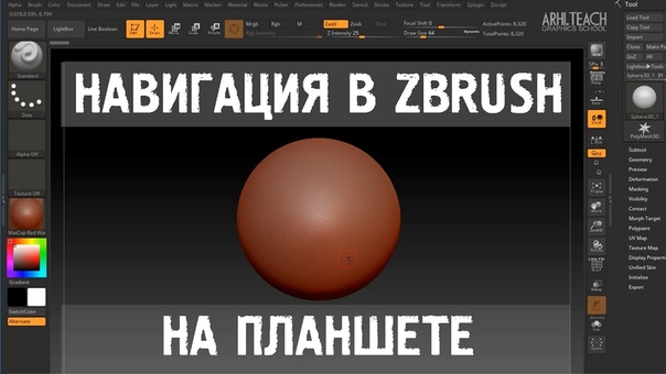 Подборка видео уроков по Zbrush