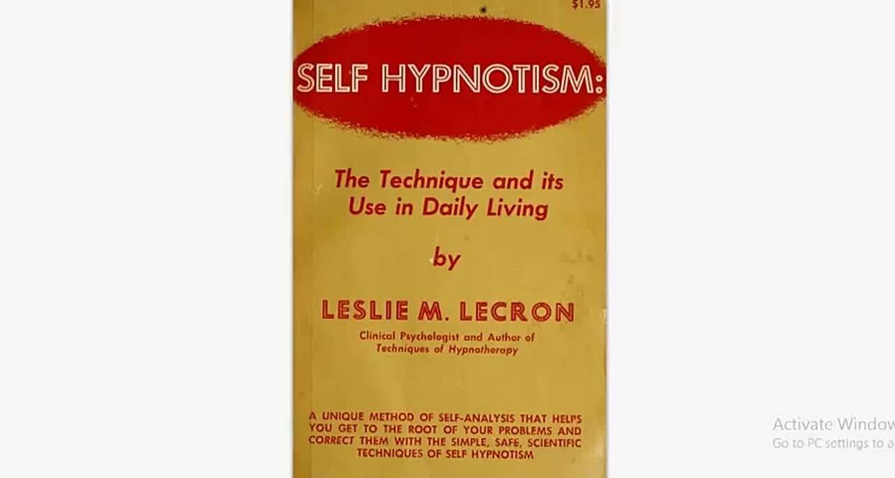 Self Hypnosis" - L.M.Lecron